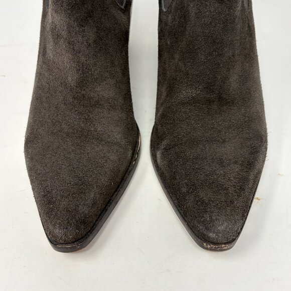 rag & bone women's Razor Chelsea boots grey suede 35 - Picture 2 of 10